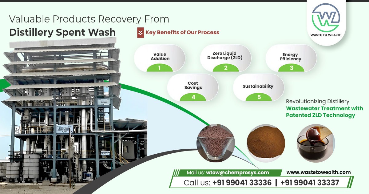 How to Recover Valuable Products from Distillery Spent Wash