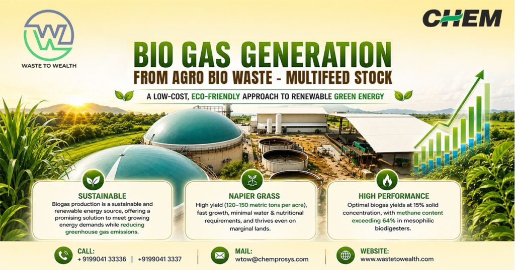 From Any Agricultural Waste to Clean Energy — The Future of Biogas is Multi-Feedstock